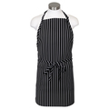 Fame Bib Apron, F53, Chalk Stripe 83590